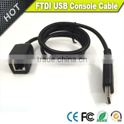 All New Cisco USB Male to RJ45 Female Console Cable With FTDI Chip in Black photo-6