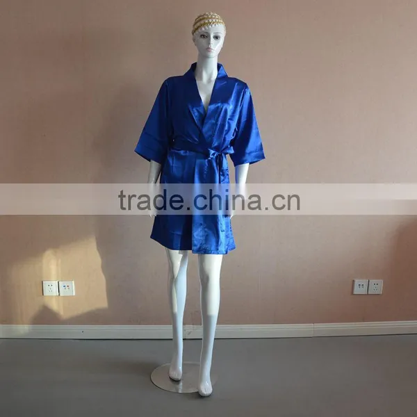 Silk-like Sexy Satin Bathrobe/nightgown
