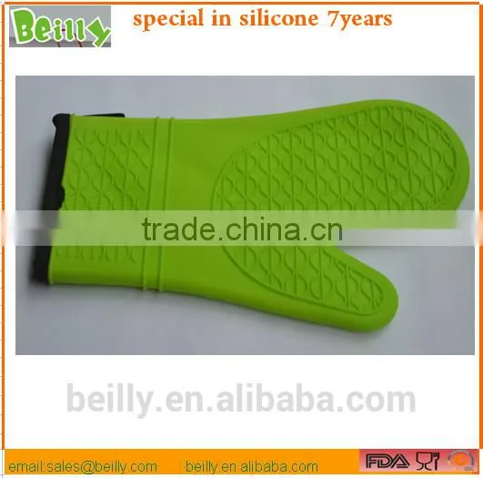 BBQ Grilling Heat Resistantsilicon Glove Custom Logo Silicone Hot Pads Gloves photo-5