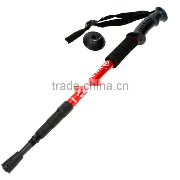 A-OK Hot Sale "T" Walking Cane Trekking Pole Telescope Hiking Stick Mountaineering Climb Ultralight Nordic Walking Stick Quality Choice photo-2