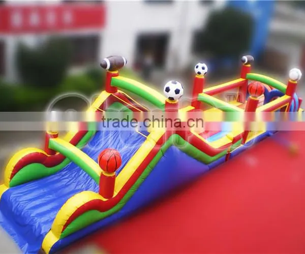 High Quality Giant Inflatable Adult Sport Inflatable Obstacle Course for Sale, Inflatable Rush Obstacle Course photo-3
