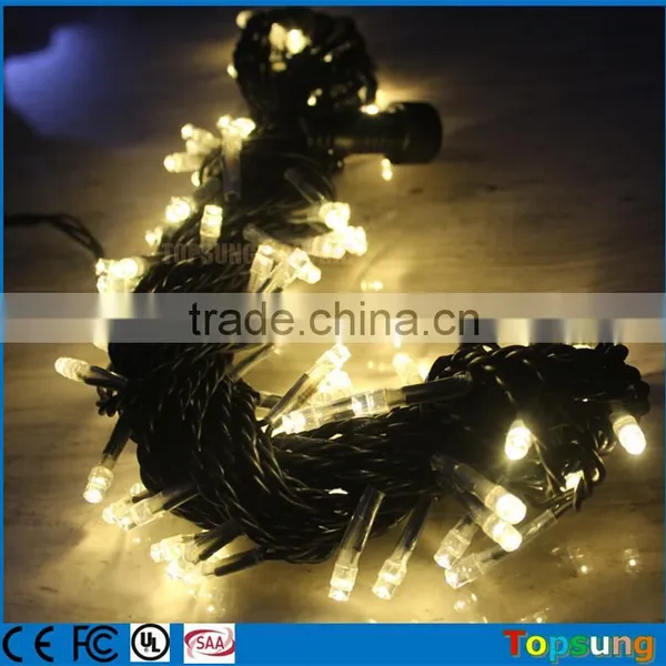 Hot Sale 100 Bulbs 12v Wedding String Lights Warm White for Outdoor photo-3