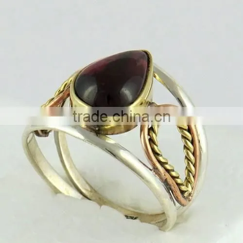 Deep Red Colour !! Red Garnet 925 Sterling Silver Ring, Silver Jewelry, Gemstone Silver Jewelry photo-6