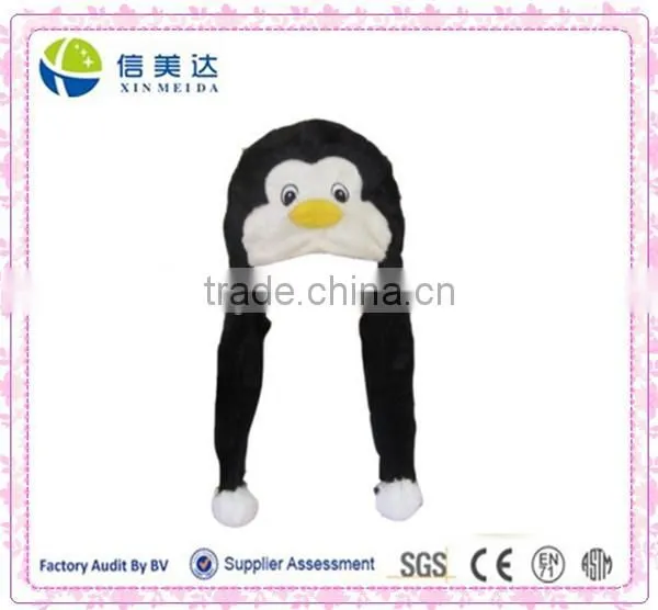 Plush Warm Safe Softest Penguin Animal Hat&cap