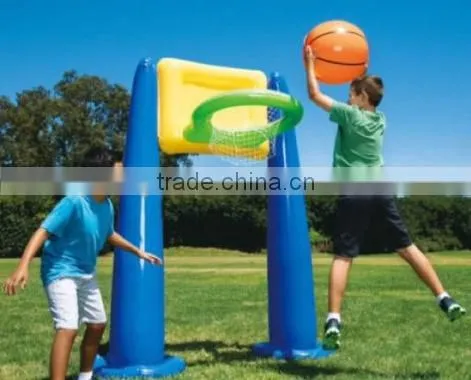 Outdoor Folding Toy Plastic Inflatable Basketball Hoop