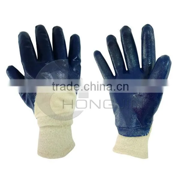 Open-back Nitrile Coated Jersey Cotton Glove