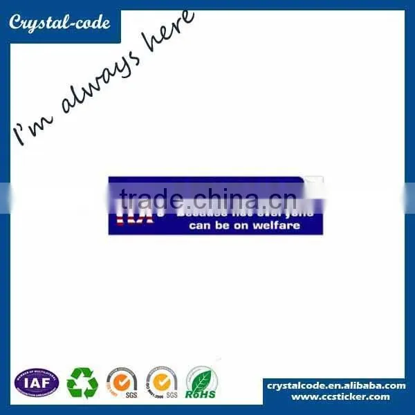 High Quality Printing Car Bumper Sticker photo-3