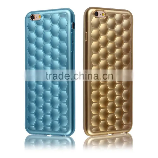 C&T Honeycomb 3mm Thick Shockproof Soft TPU Clear Case Bumper for IPhone 6/iPhone 6S photo-2