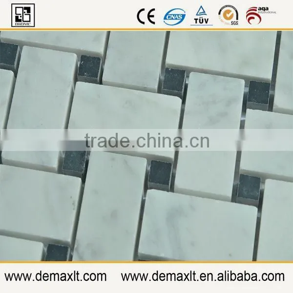 China Wholesale White Tactic Stone Mosaic photo-4