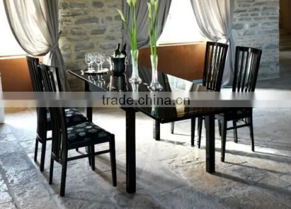 DT-4045 New Modern Folding Glass Dining Table photo-4