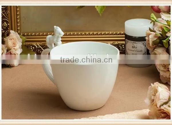 Ceramic New Year Mug in Horse Design Handle Mug photo-4