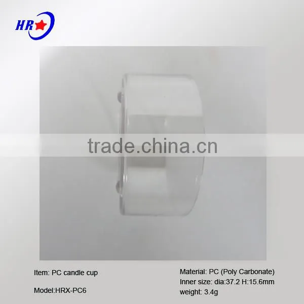 HRX-PC 6 WHITE CANDLE CONTAINER OF CHINA photo-5