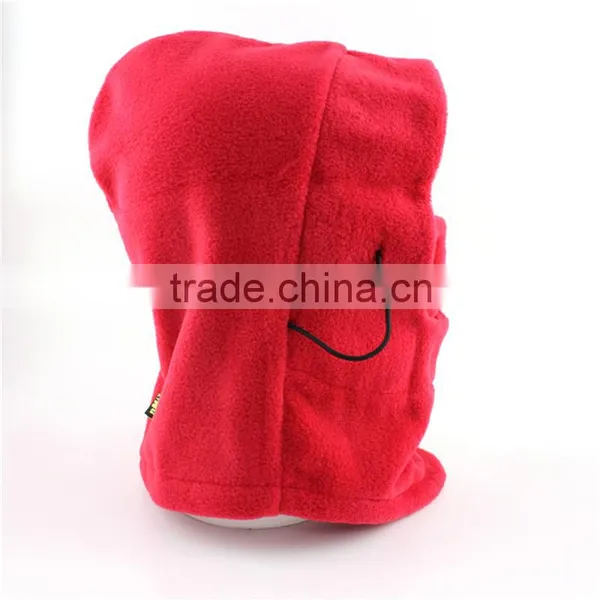 Warm Red Fleece Face Mask Animal Balaclava photo-6