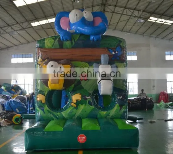Animal Zoo Inflatable Obstacle Course For Kids photo-3
