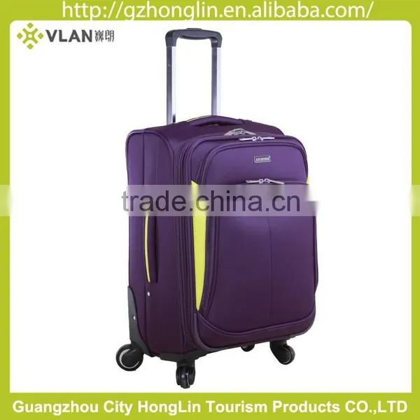 2016 NEW Fabric High Quality Fashion Design 3 Piece SoftTrolley Luggage Set