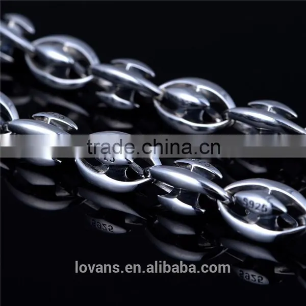 Men Chain Necklace Silver Necklace Most Popular Products New Style photo-3