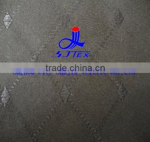 Embroidered Suede Fabric /suede Fabric