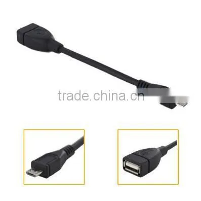Micro USB 2.0 A Female to B Male Converter OTG Adapter Cable / OTg Data Transfer / OTG Data Cable photo-5