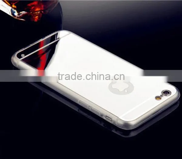 Luxury Ultra-thin TPU Mirror For IPhone 6 6s Mirror Case photo-5