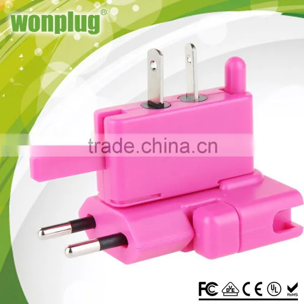 Well Made Good Quality Sophia Travel Adapter With AU/UK/EU/US/Schuko/South Africa Plugs