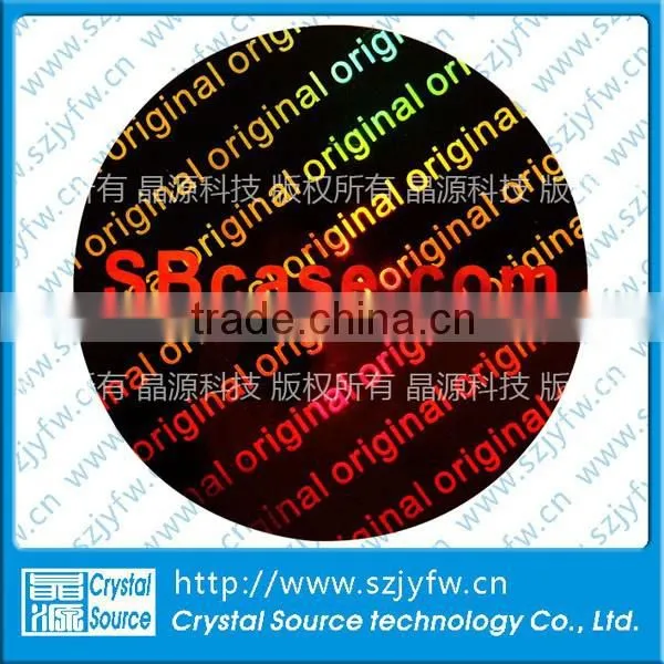 Customized 3d Holographic Display Laser Label