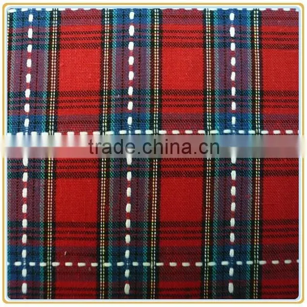 Poly Cotton Dobby Yarn Dyed Fabric