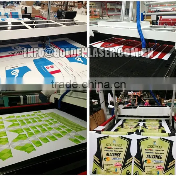 Vision Printed Sublimation Fabric Cutting Laser Machine photo-4