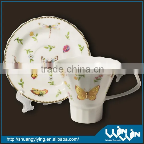Porcelain Cup and Saucer Wwc13012