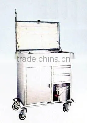 Stainless Steel Cleaning Trolley