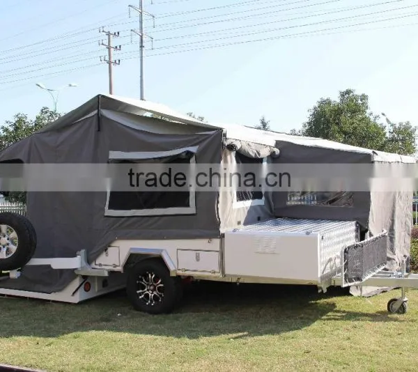 2015 Hot Sale !!!Australia Standard Off Road Rear Folding Camper Trailer
