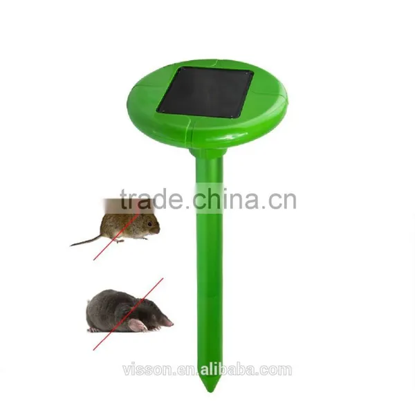 VS-313 Solar Ultrasonic Mole Rodent Snake Repeller-Get Rid Of Mole Rodent Snake Mouse Rat Gopher Voles for Outdoor Garden Yard photo-2