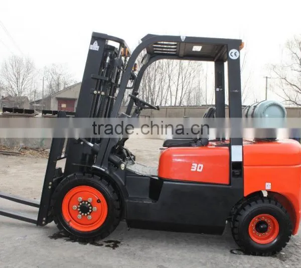 2.5Ton LPG/Gasoline Forklift With Japan Nissan Engine, Side Shift Option photo-3