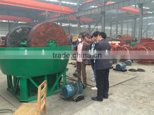 Wet Pan Mill / Small Silver Refining Machine / China Gold Pan Mill photo-6