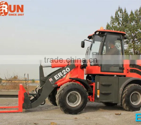 2.0 Ton Everun Brand Small Wheel Loader With Luxury Cabin For Sale photo-5