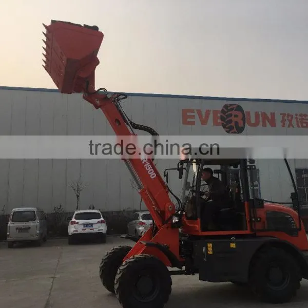 EVERUN Telescopic Arm Mini Wheel Loader ER1500 photo-3
