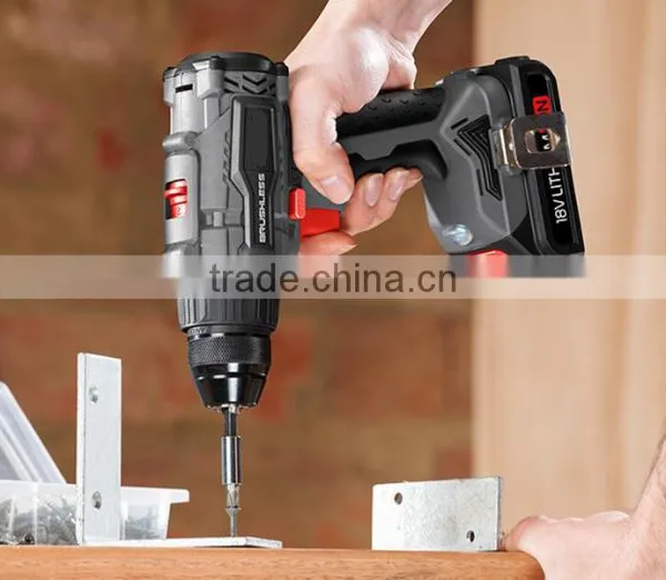 18V Brushless Motor Lithium Cordless Drill photo-3