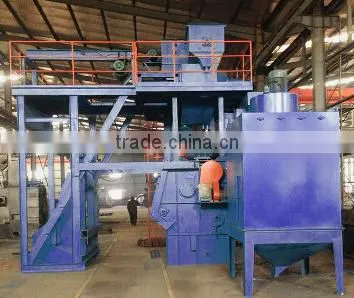 QR3210 Automatic Loading System Tumble Belt Shot Blast Cleaning Machine photo-2