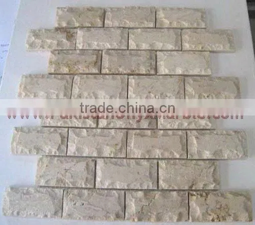 NEW BOTTICINA CREAM MARBLE MOSAIC TILES photo-4