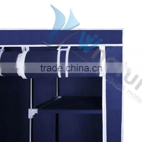 Folding Fabric Wardrobe, Portable Wardrobe for Bedroom,canvan Wardrobe photo-6