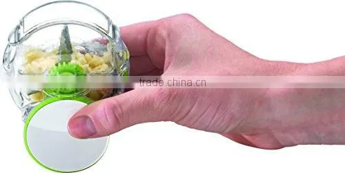 Stainless Steel Wheel Garlic Zoom Garlic Crusher Peeler Mincer Stirrer Presser Slicer photo-5