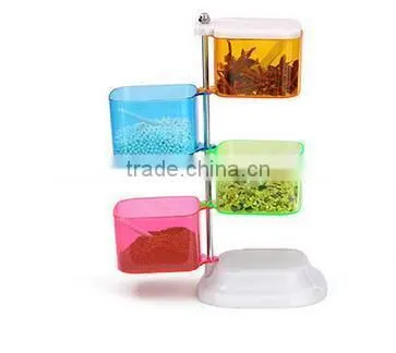 CY137 New Design Magical 360 Degree Rotating Seasoning Cans Boxes photo-2