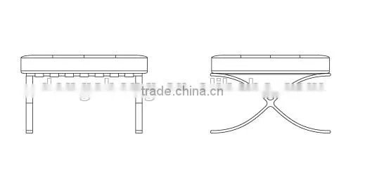 Barcelona Chair #ABL0018-1 Barcelona PU Chair photo-3