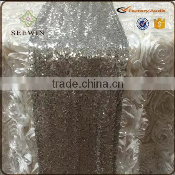 Bright Sequin Table Runner for Wedding Deco photo-2