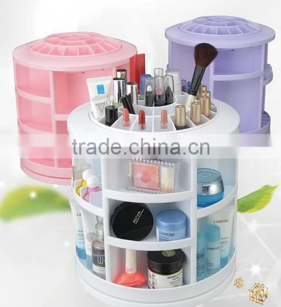 360 Degree Rotate Cosmetic Storage Box photo-3