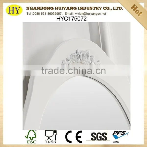 Custom European New Fashion Design Wooden Dressing Table With 3mirrors Wholesale photo-3