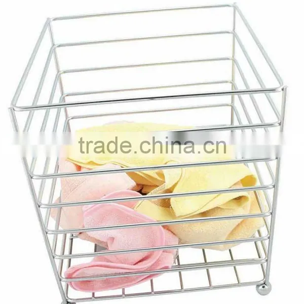 HIGH QUALITY Muti-function Hotel Waste Basket, Metal photo-2