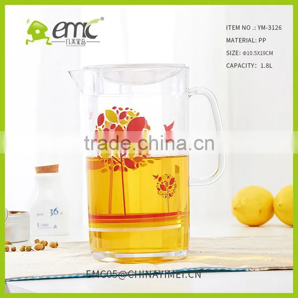 Wish Trees Plastic Water Bottle /juice Tea Bottle Hot and Cold Kettle With Lid photo-2
