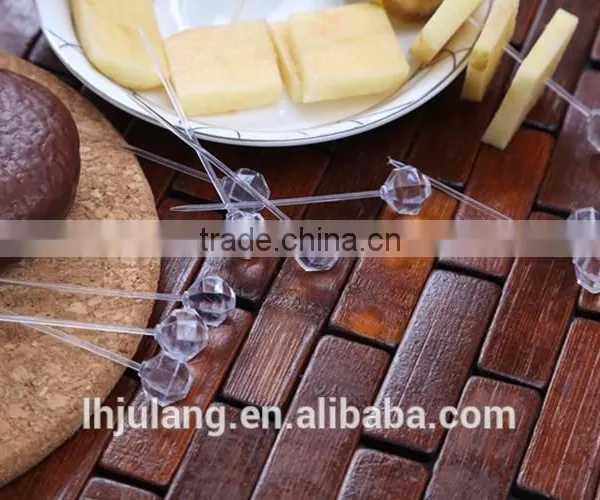 Wholesale Useful Plastic Fruit Fork/plastic Jewelry Fruit Fork photo-2