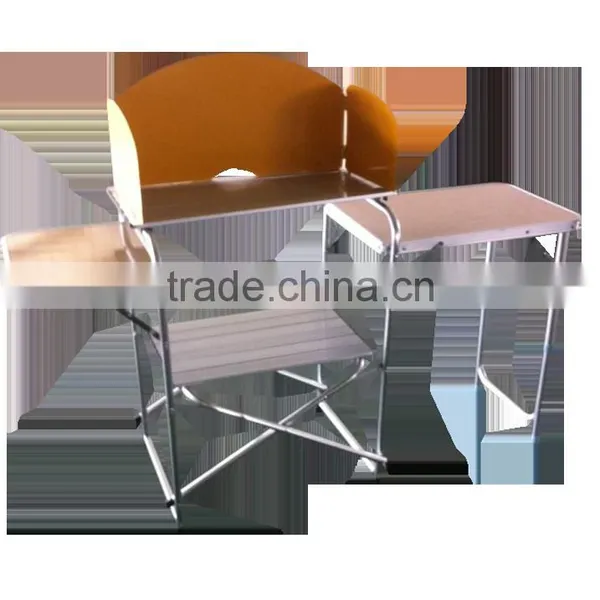 OUTDOOR STAINLESS STEEL/ALUMINUM BBQ SIDE TABLE FOR COOKING photo-3
