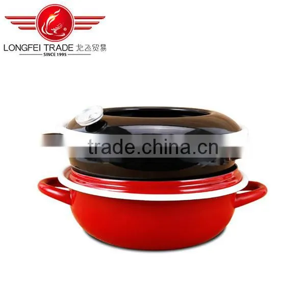 High Quality and Safty Kitchen Use OEM Enamel Crock Pot/enamel Slow Cooker photo-2